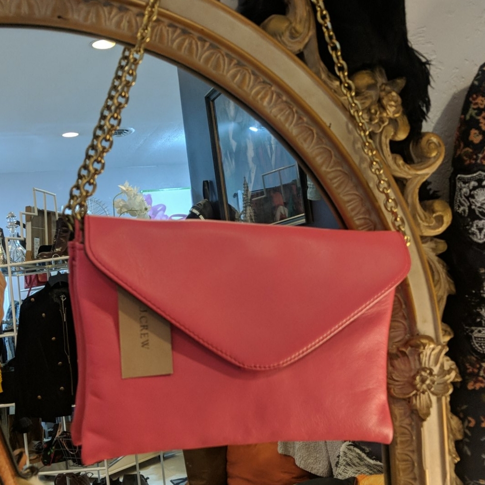 J Crew hot pink handbag nwt